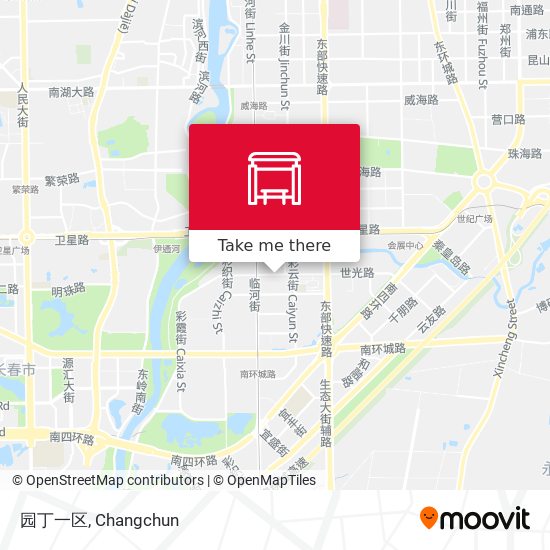 园丁一区 map