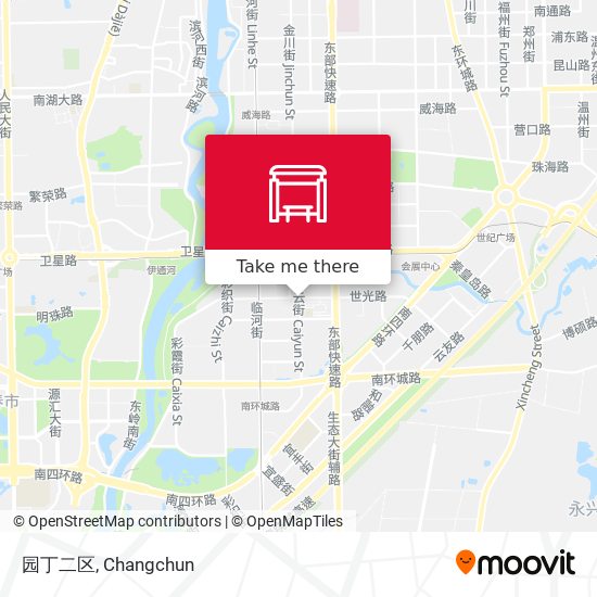 园丁二区 map