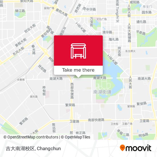 吉大南湖校区 map