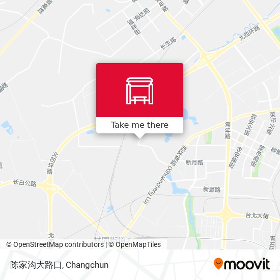 陈家沟大路口 map