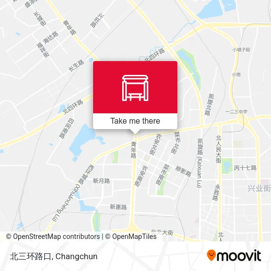 北三环路口 map