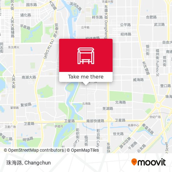 珠海路 map