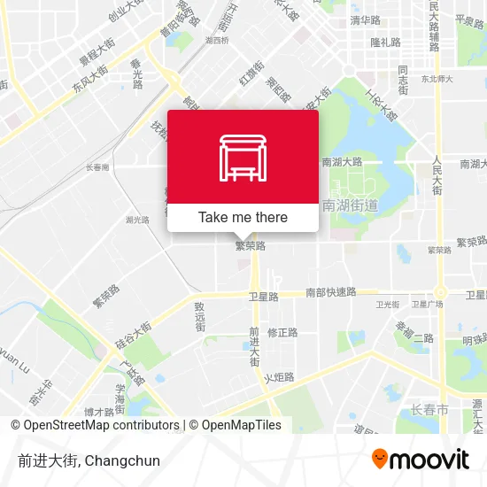 前进大街 map