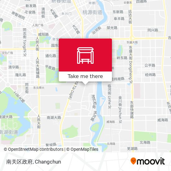 南关区政府 map