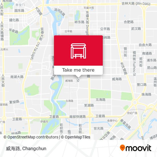威海路 map
