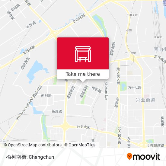 榆树南街 map