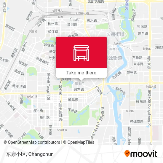 东康小区 map