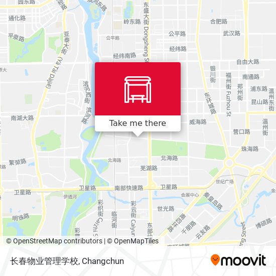 长春物业管理学校 map