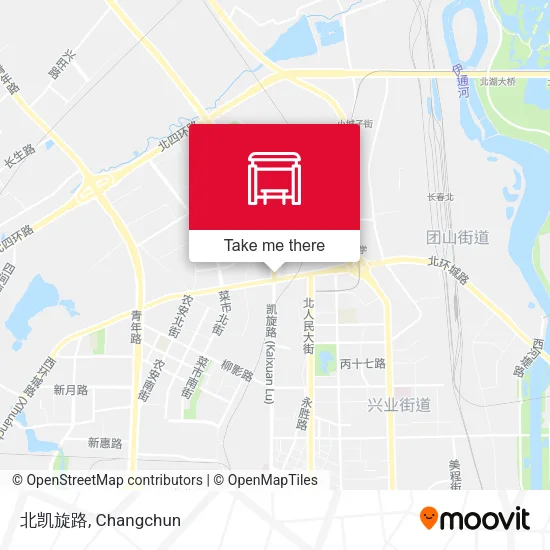 北凯旋路 map