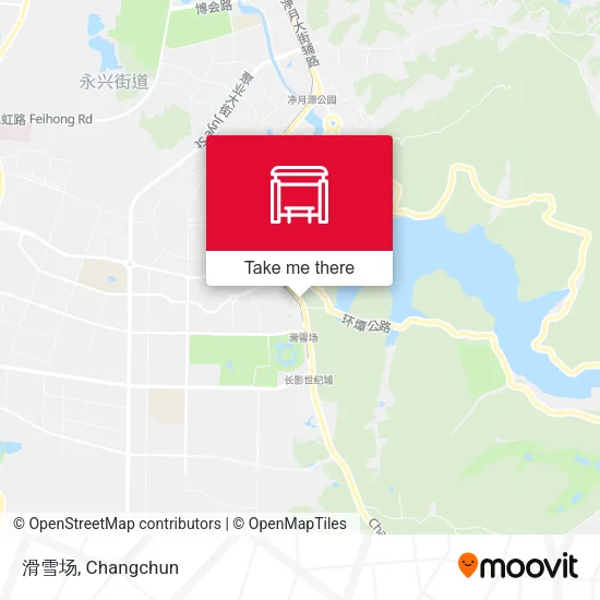滑雪场 map