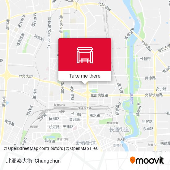 北亚泰大街 map