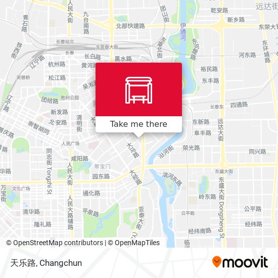 天乐路 map