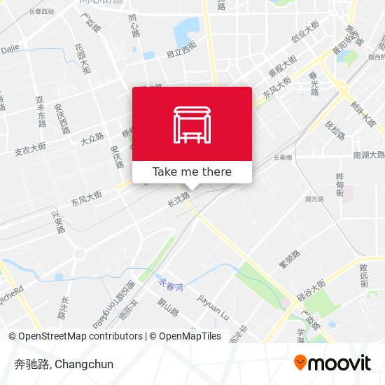 奔驰路 map
