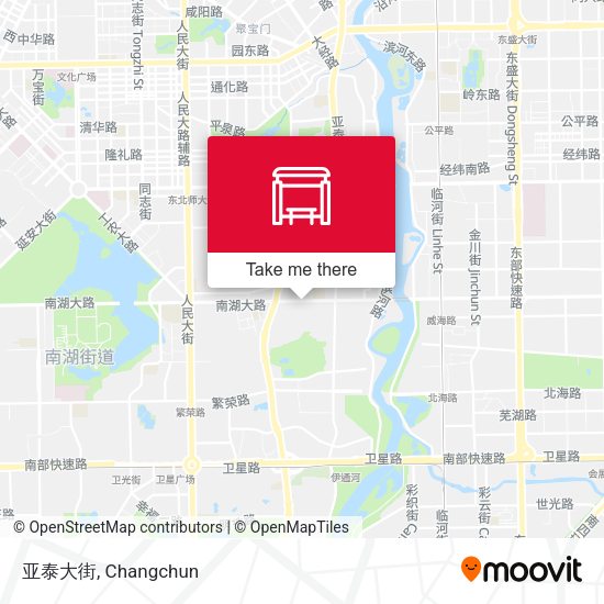 亚泰大街 map
