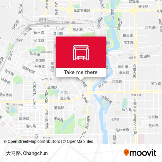 大马路 map
