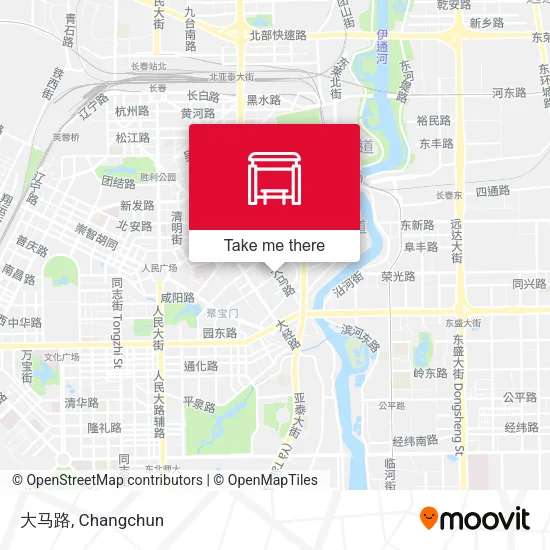 大马路 map