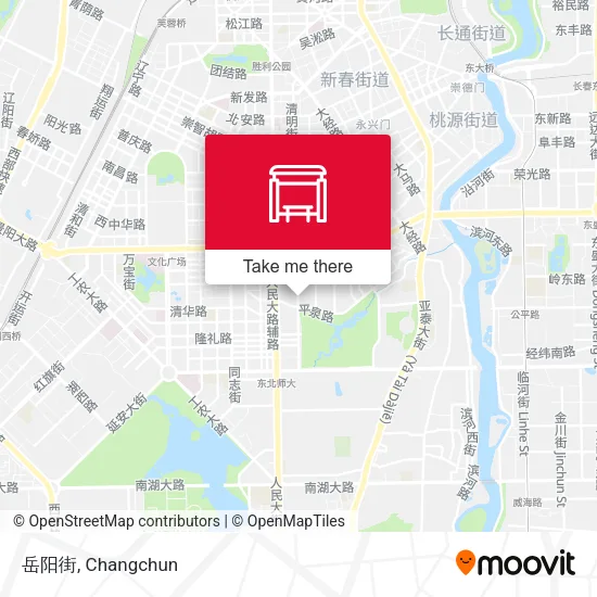 岳阳街 map