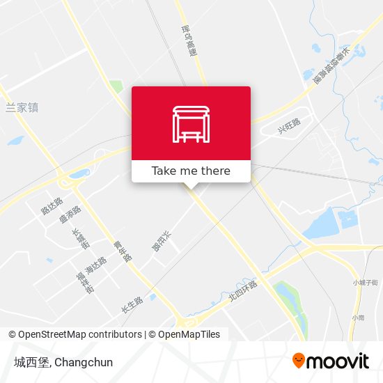 城西堡 map