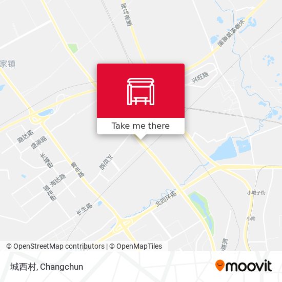城西村 map