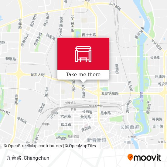 九台路 map