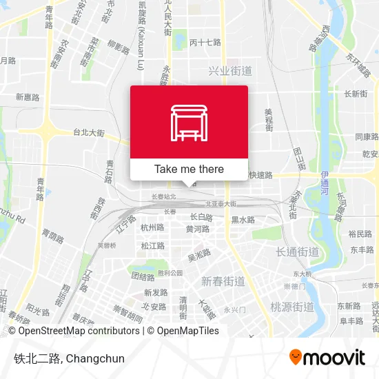 铁北二路 map