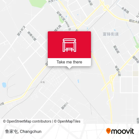 鲁家屯 map