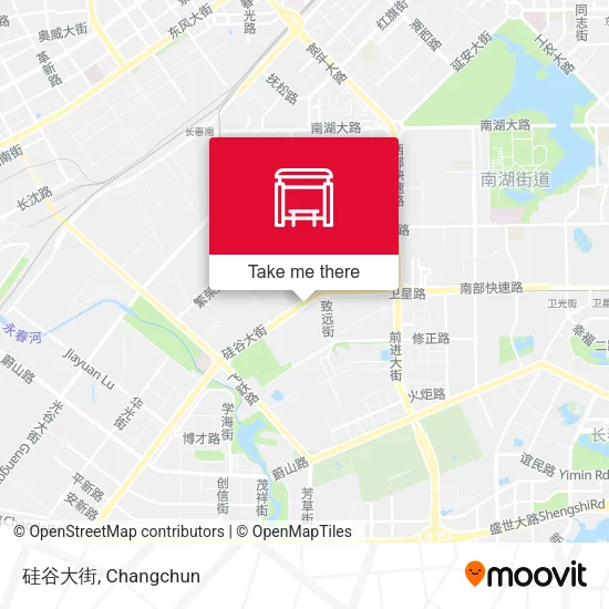 硅谷大街 map