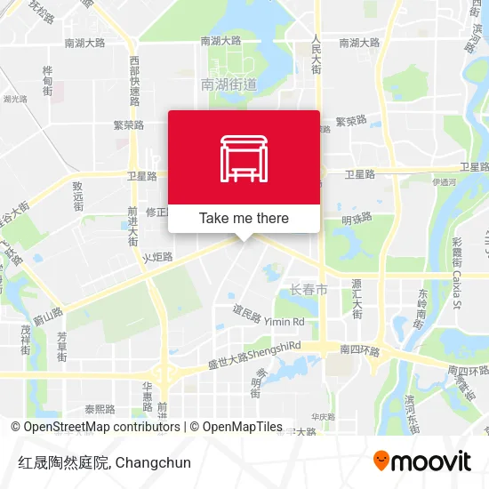红晟陶然庭院 map
