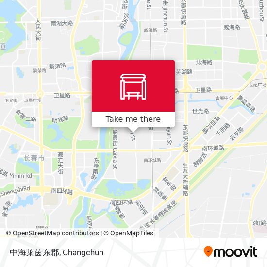 中海莱茵东郡 map