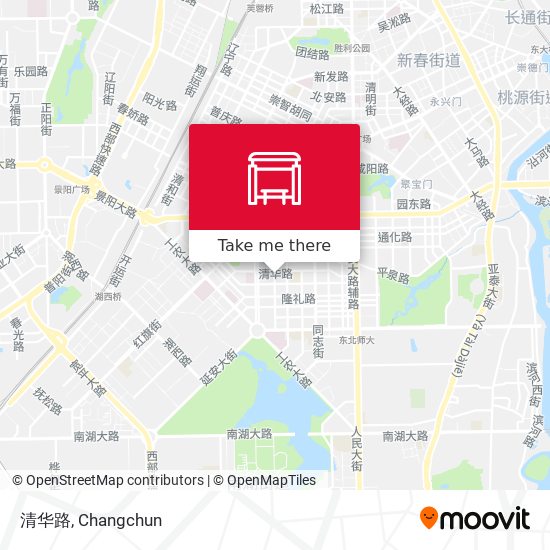 清华路 map