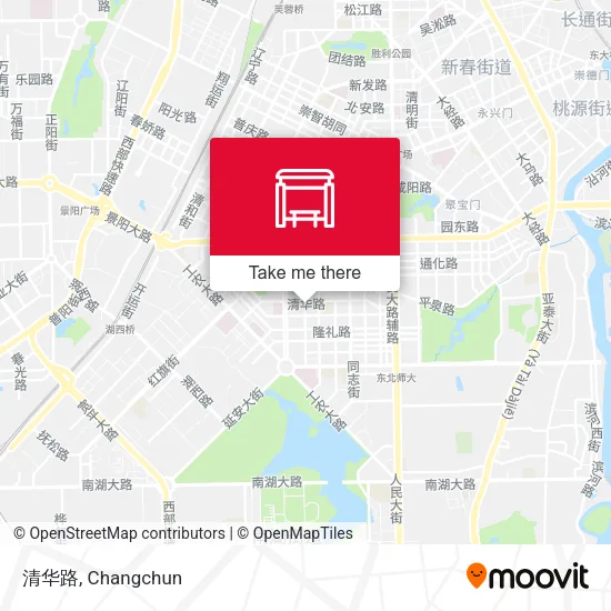 清华路 map