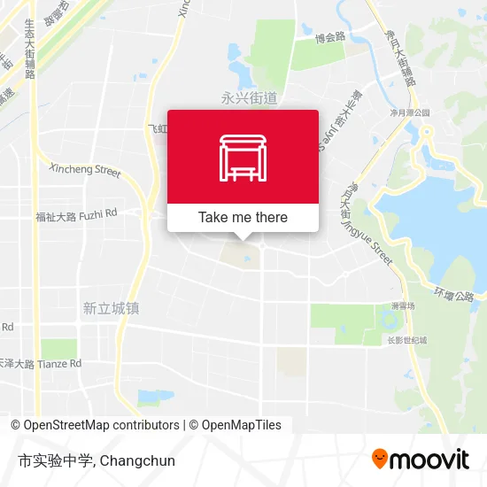 市实验中学 map