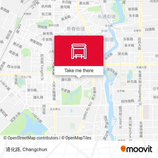 通化路 map