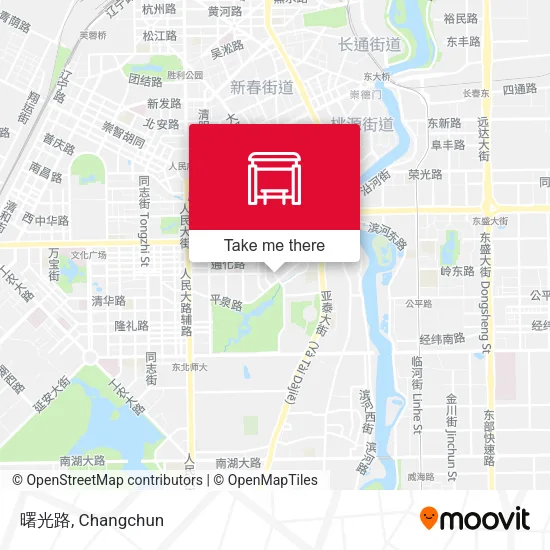 曙光路 map