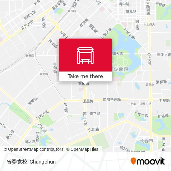 省委党校 map