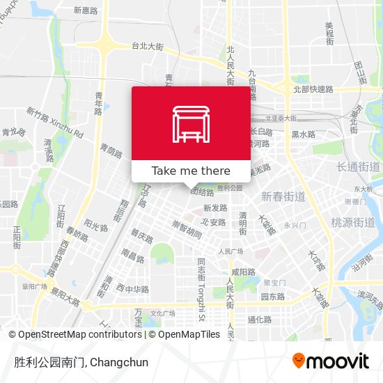 胜利公园南门 map