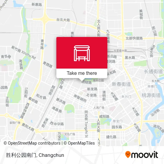 胜利公园南门 map