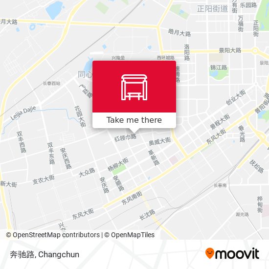 奔驰路 map