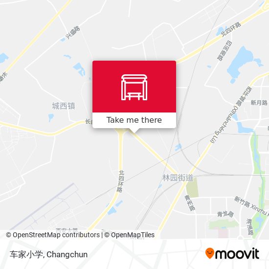 车家小学 map
