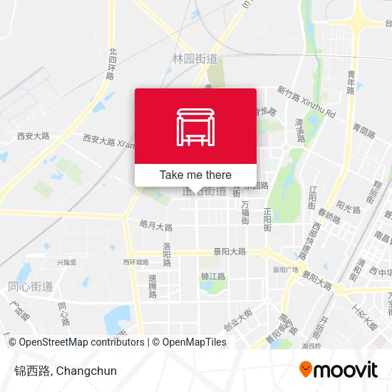 锦西路 map
