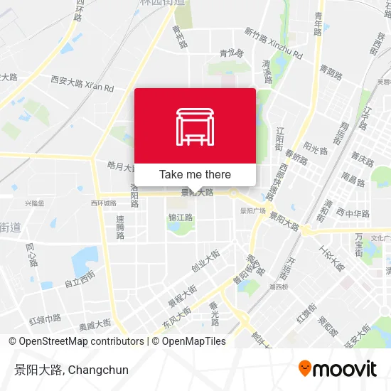 景阳大路 map