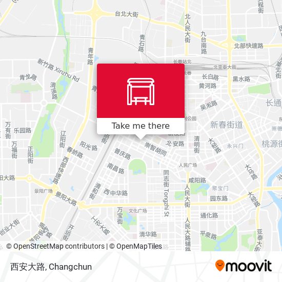 西安大路 map