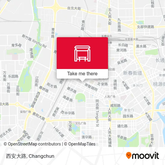 西安大路 map