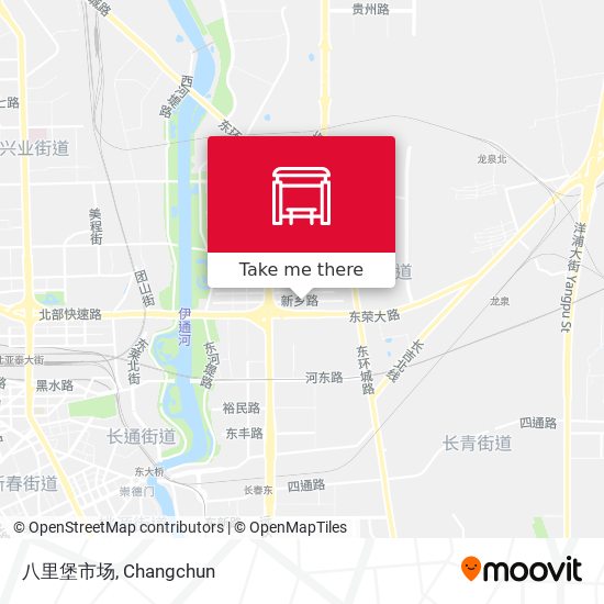 八里堡市场 map