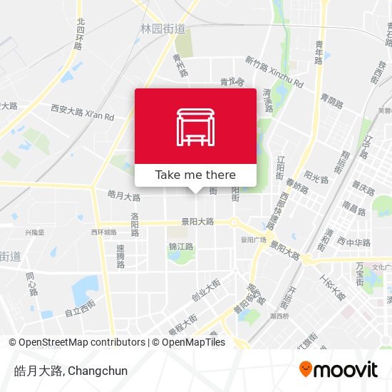 皓月大路 map