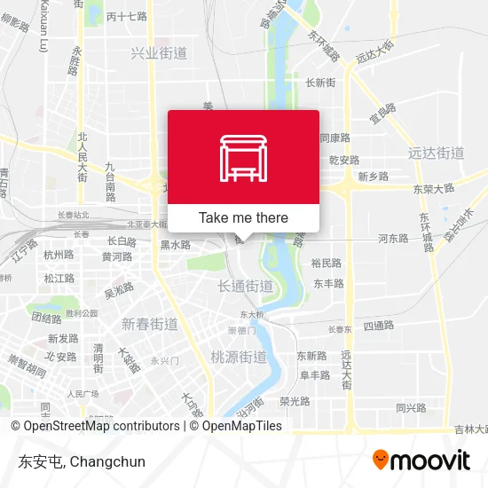 东安屯 map
