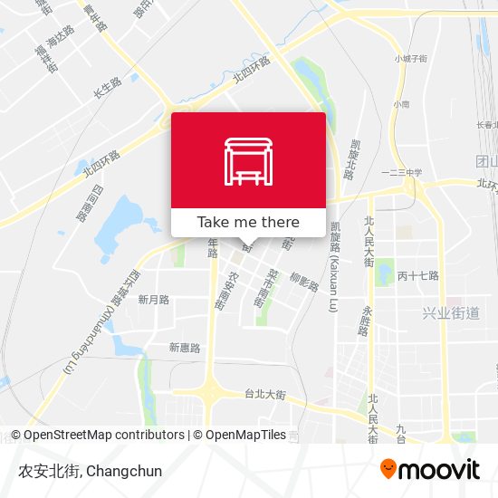农安北街 map