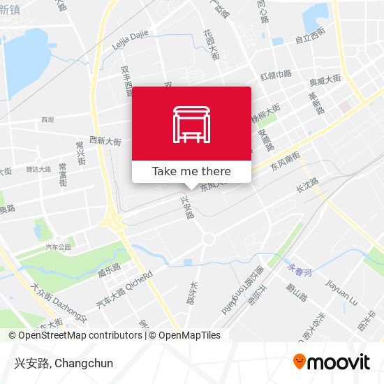 兴安路 map