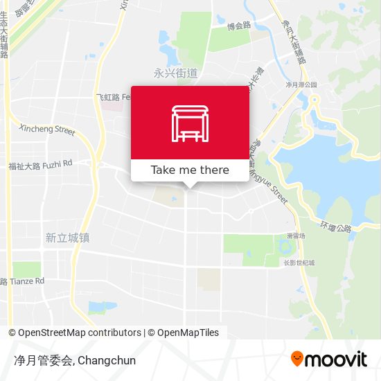 净月管委会 map