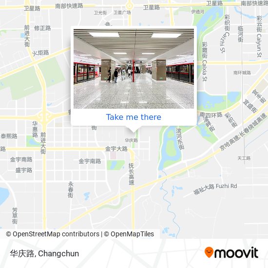 华庆路 map